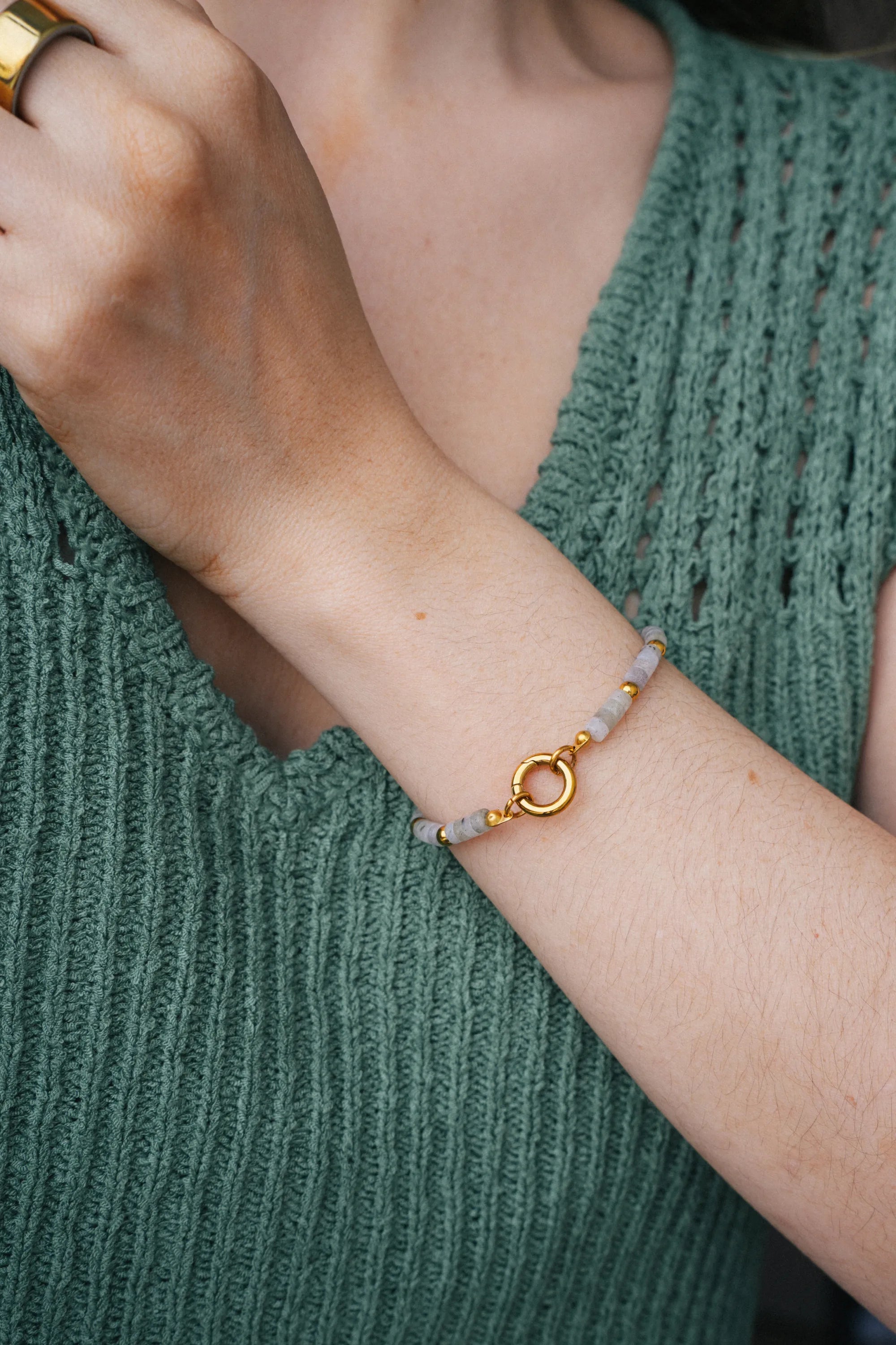 Brazalete Labradorite Light Collector
