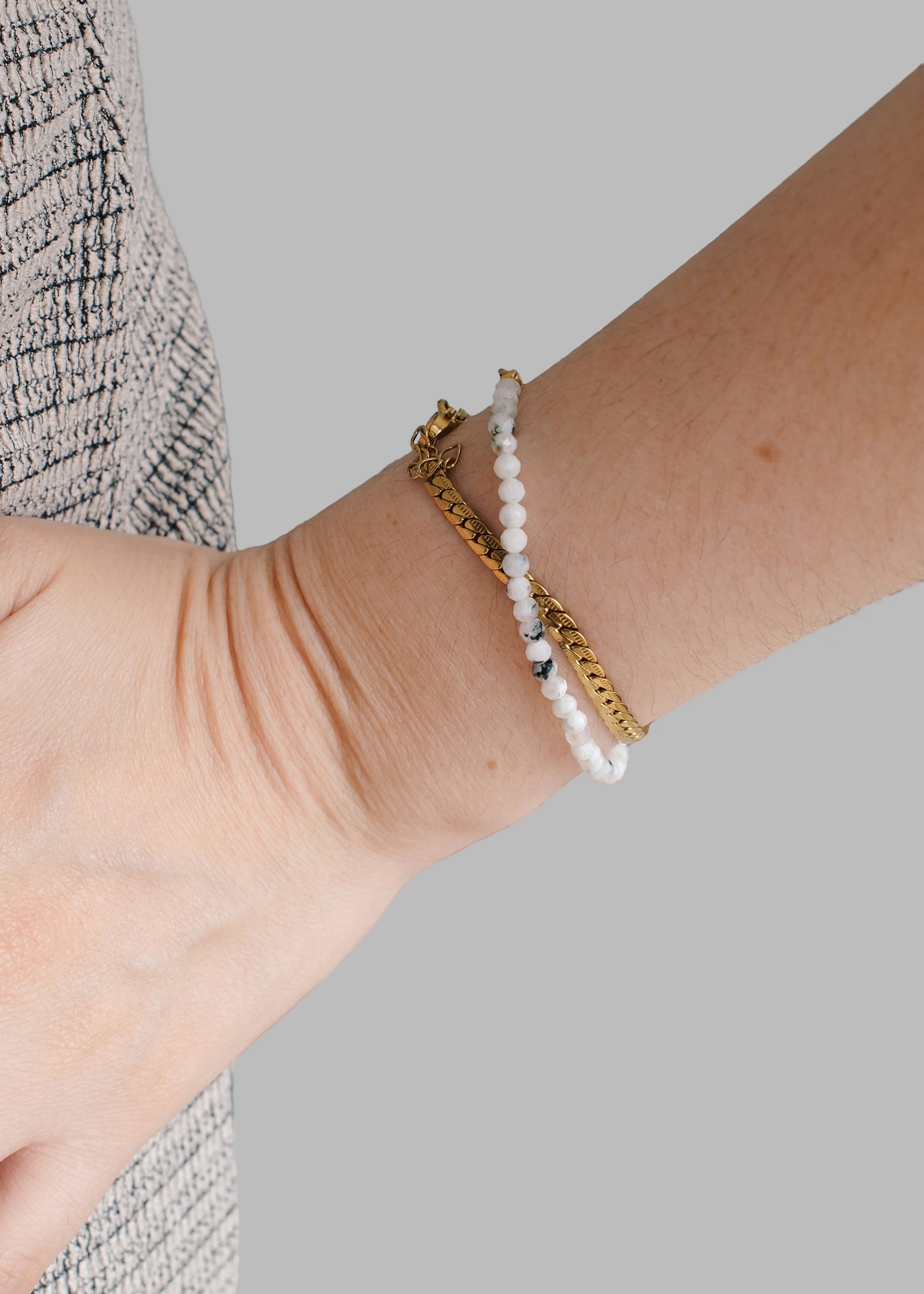 Brazalete Moonstone Facetted