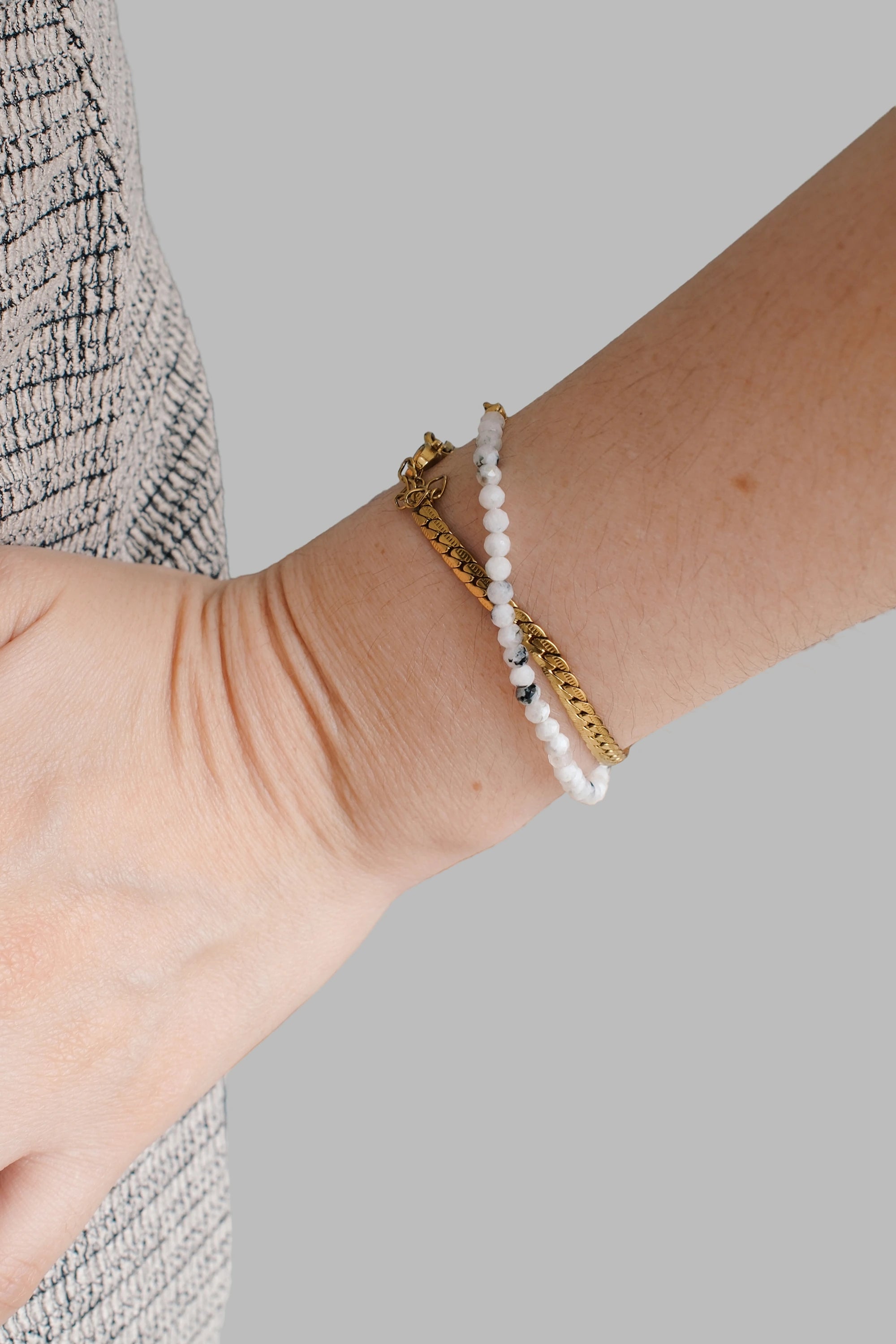 Brazalete Moonstone Facetted