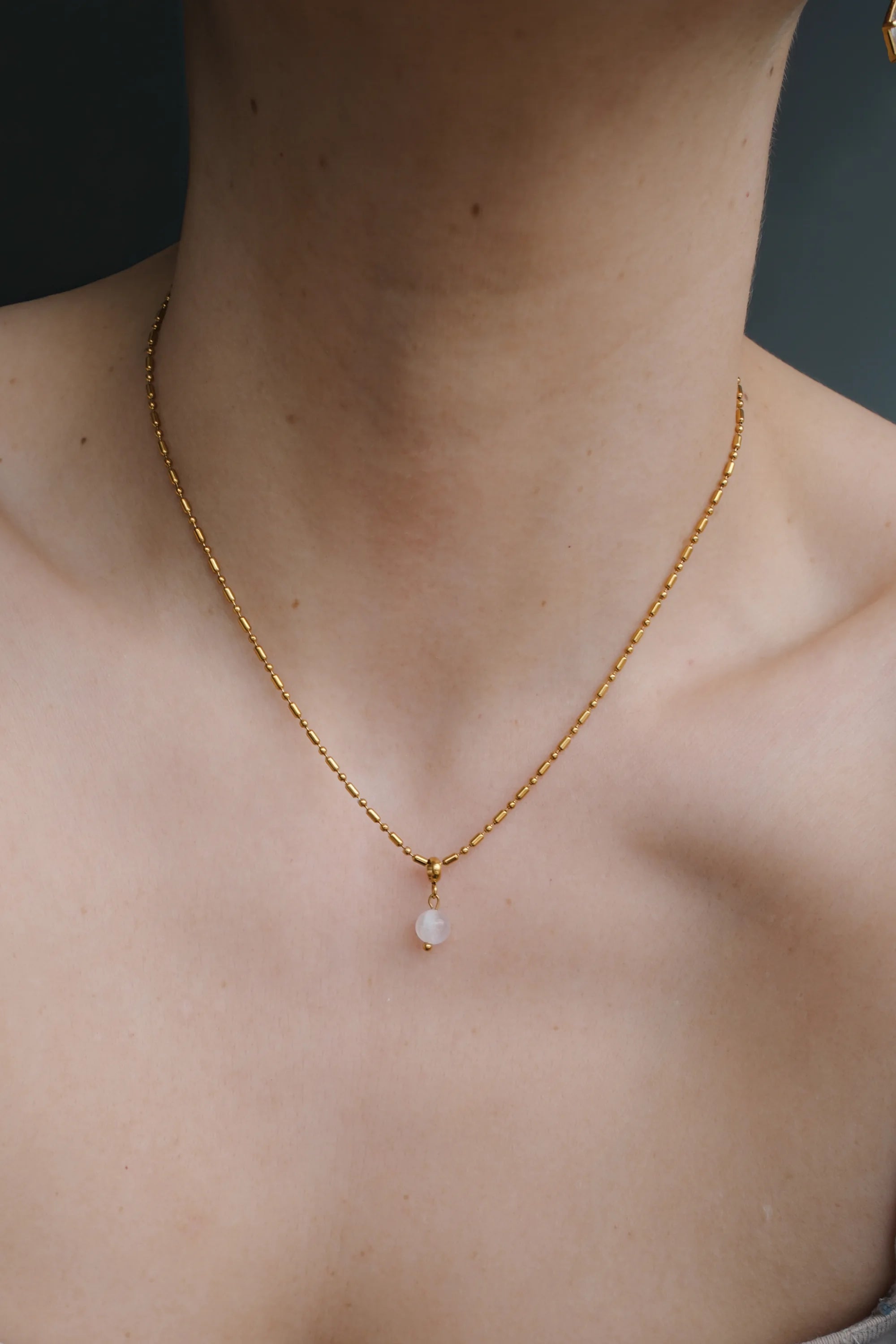 Collar Moonstone Charm
