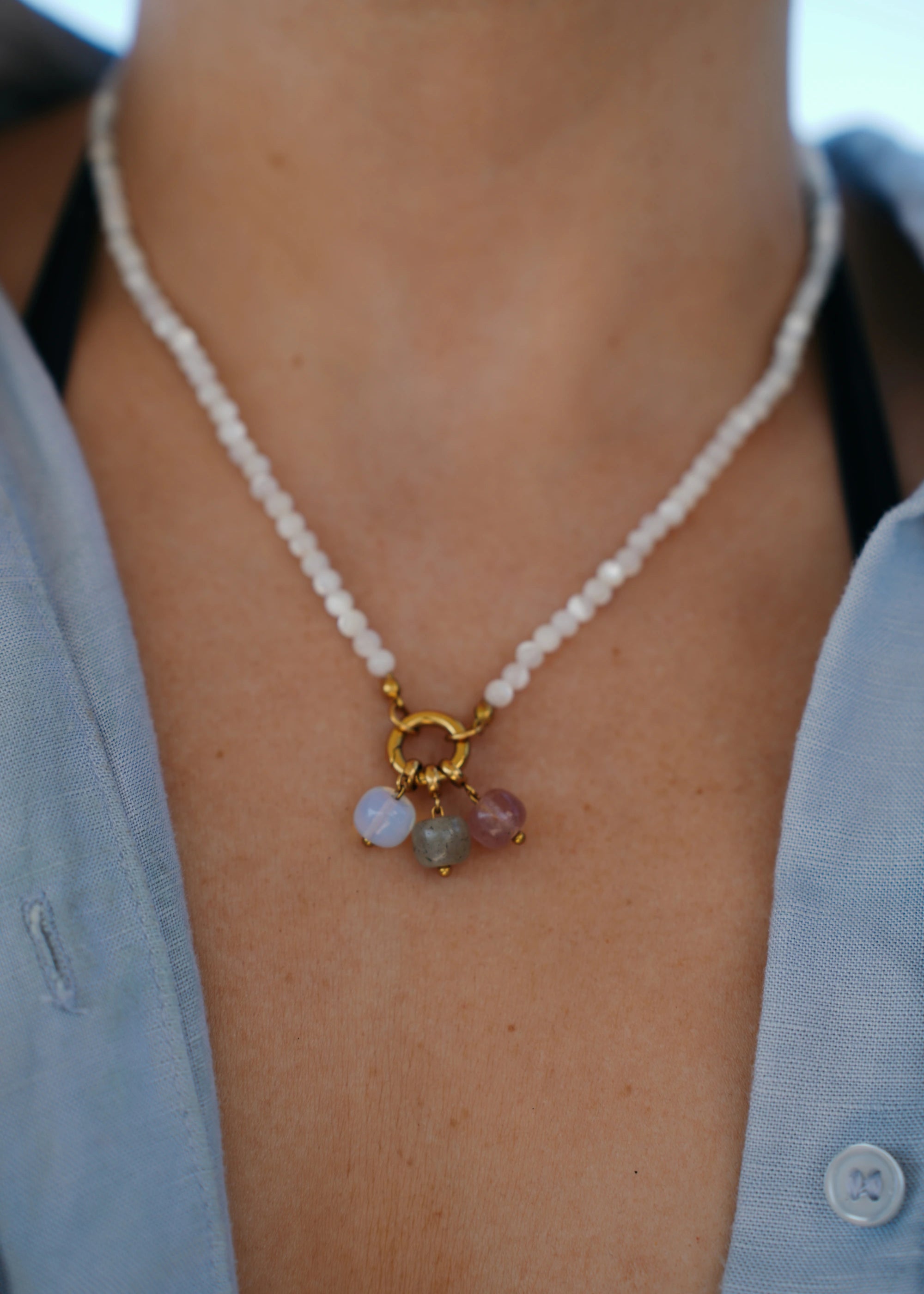 Collar Mother of Pearl Collector