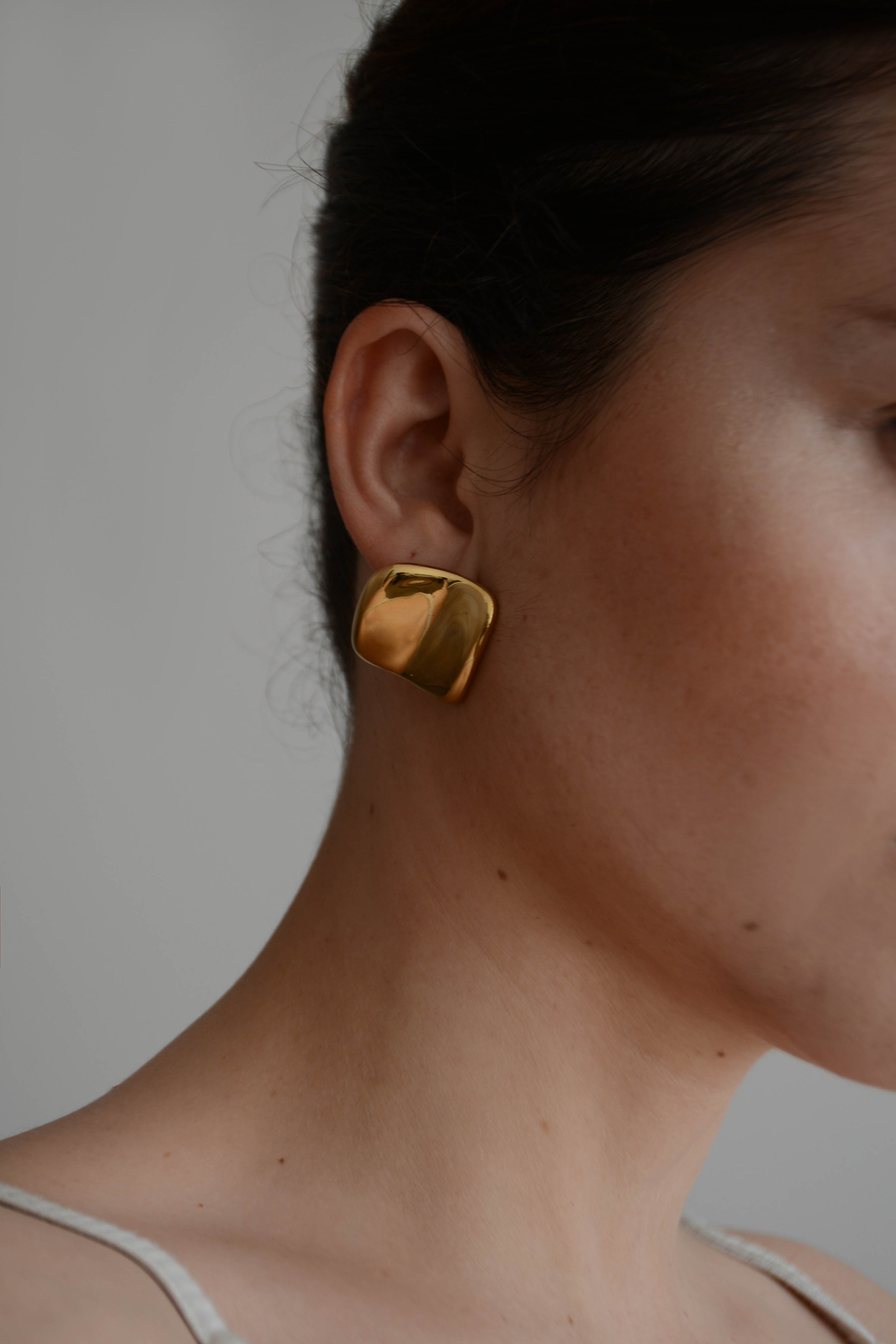 The Irregular Square Earring