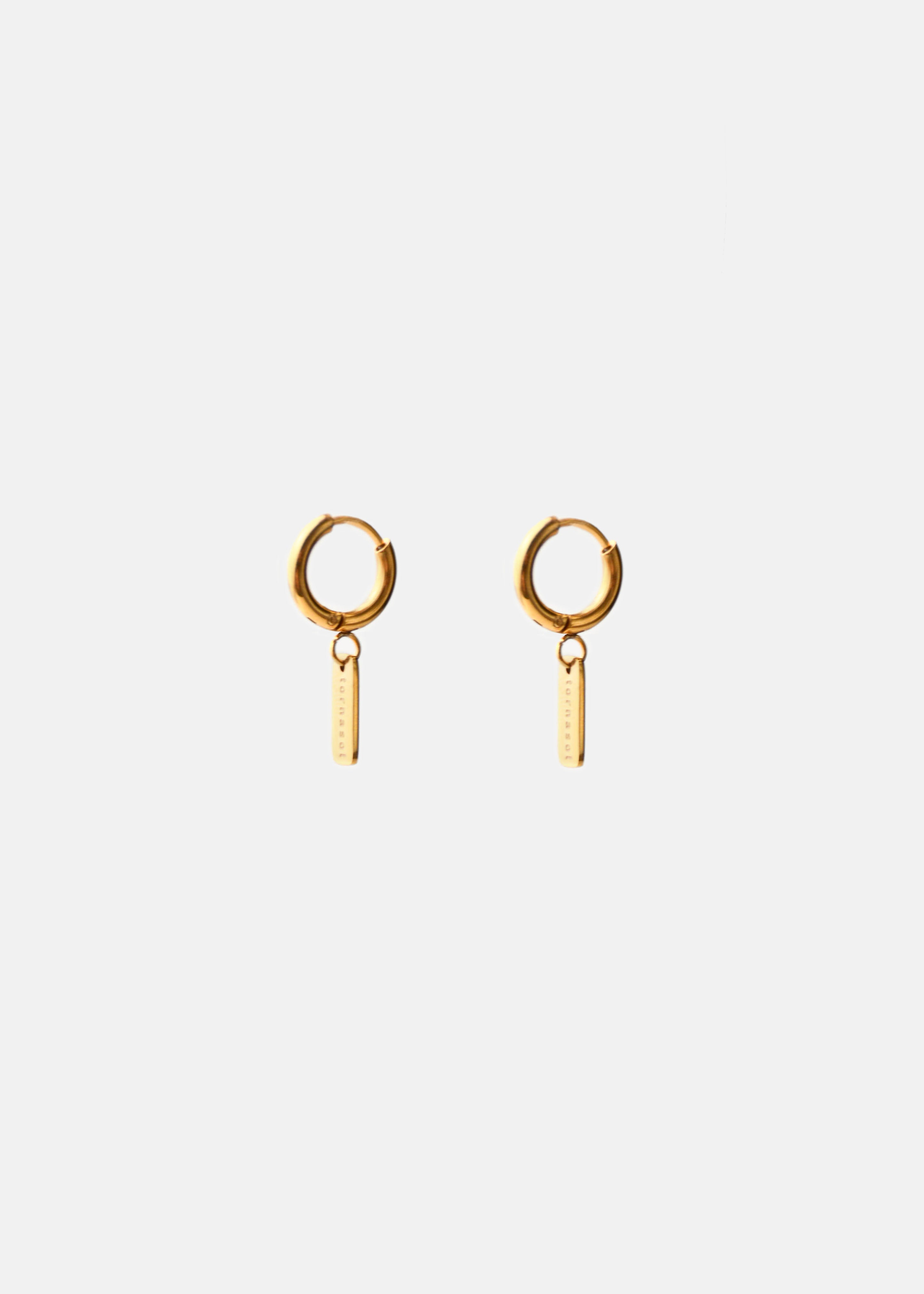 The Mini Tag Earring