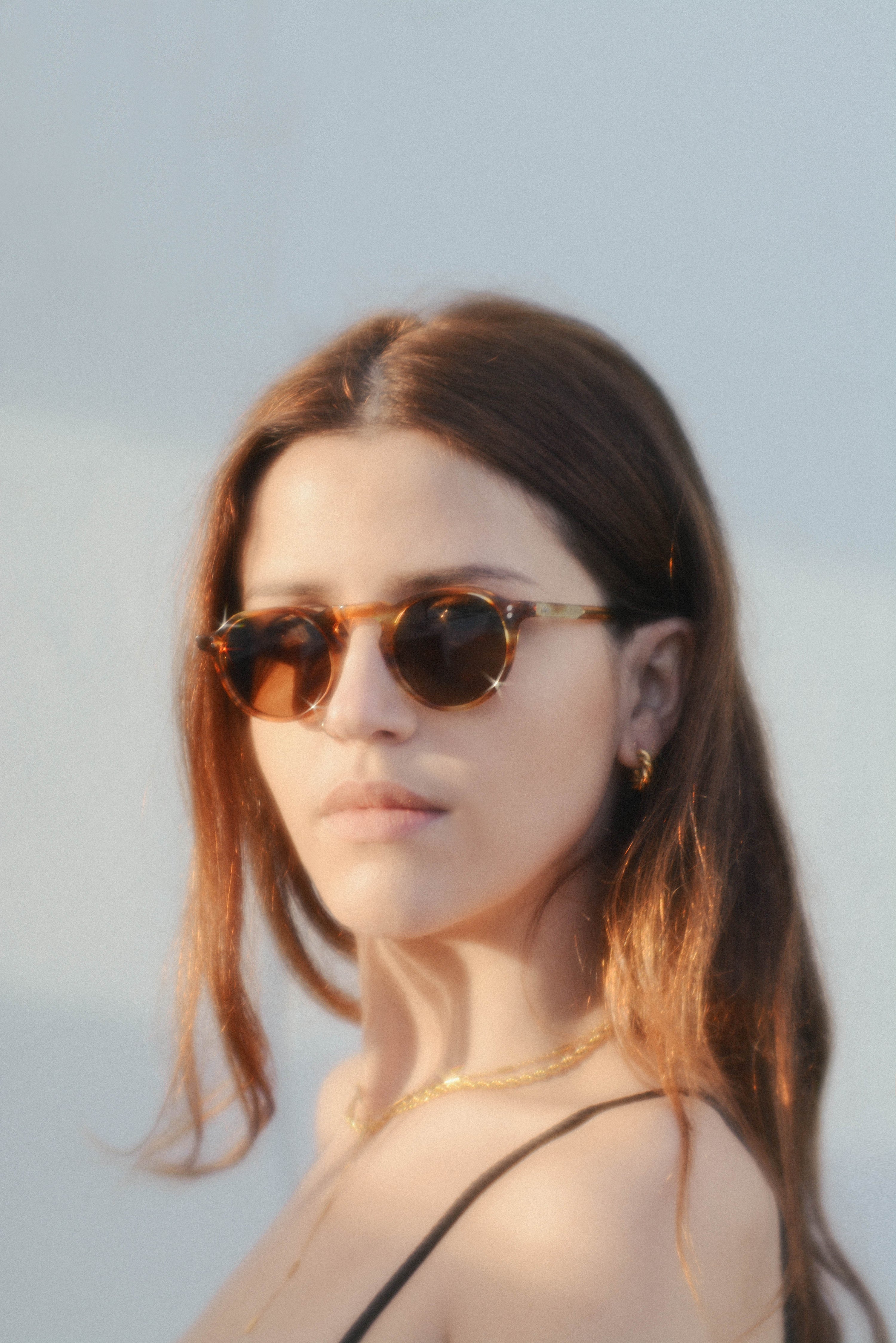 Addie Sunnies Tortoiseshell Gold