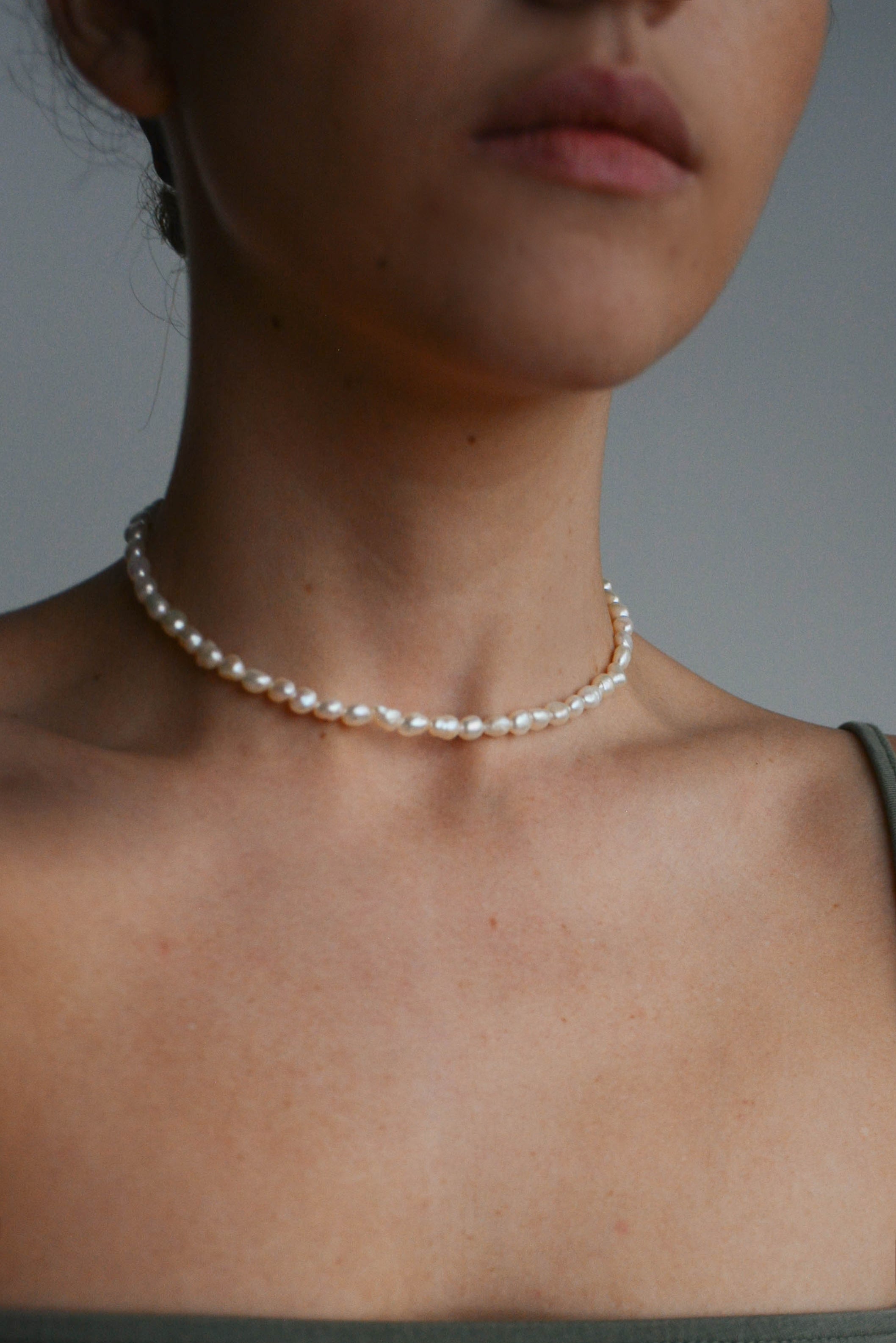 Collar Irregular Pearl 4-5mm