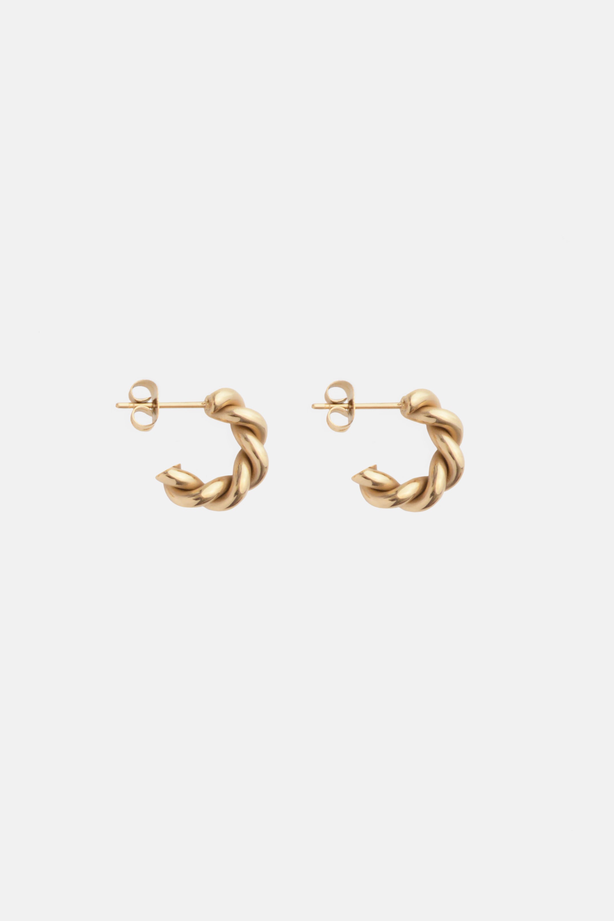 The Half Rope Hoop Earring