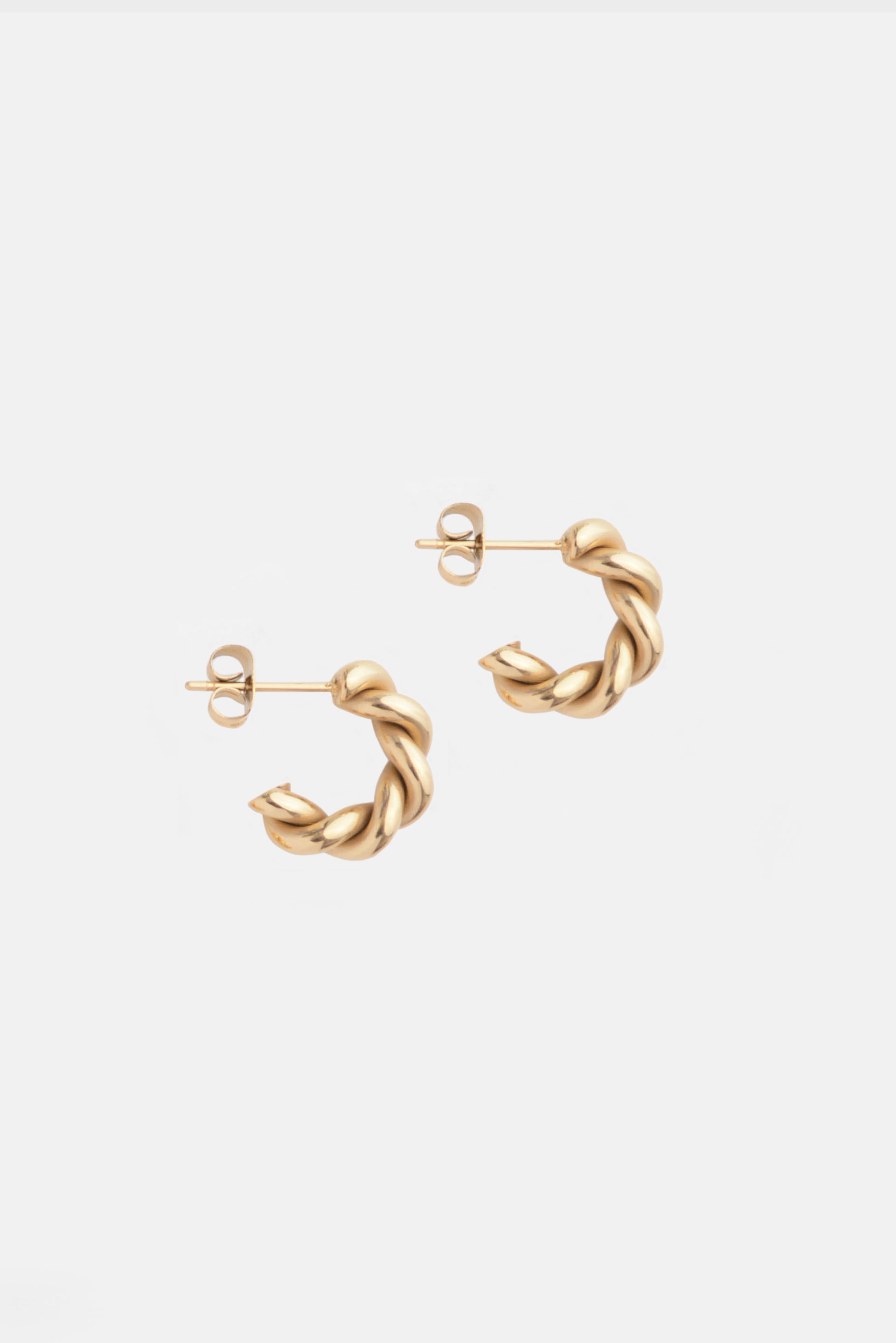 The Half Rope Hoop Earring