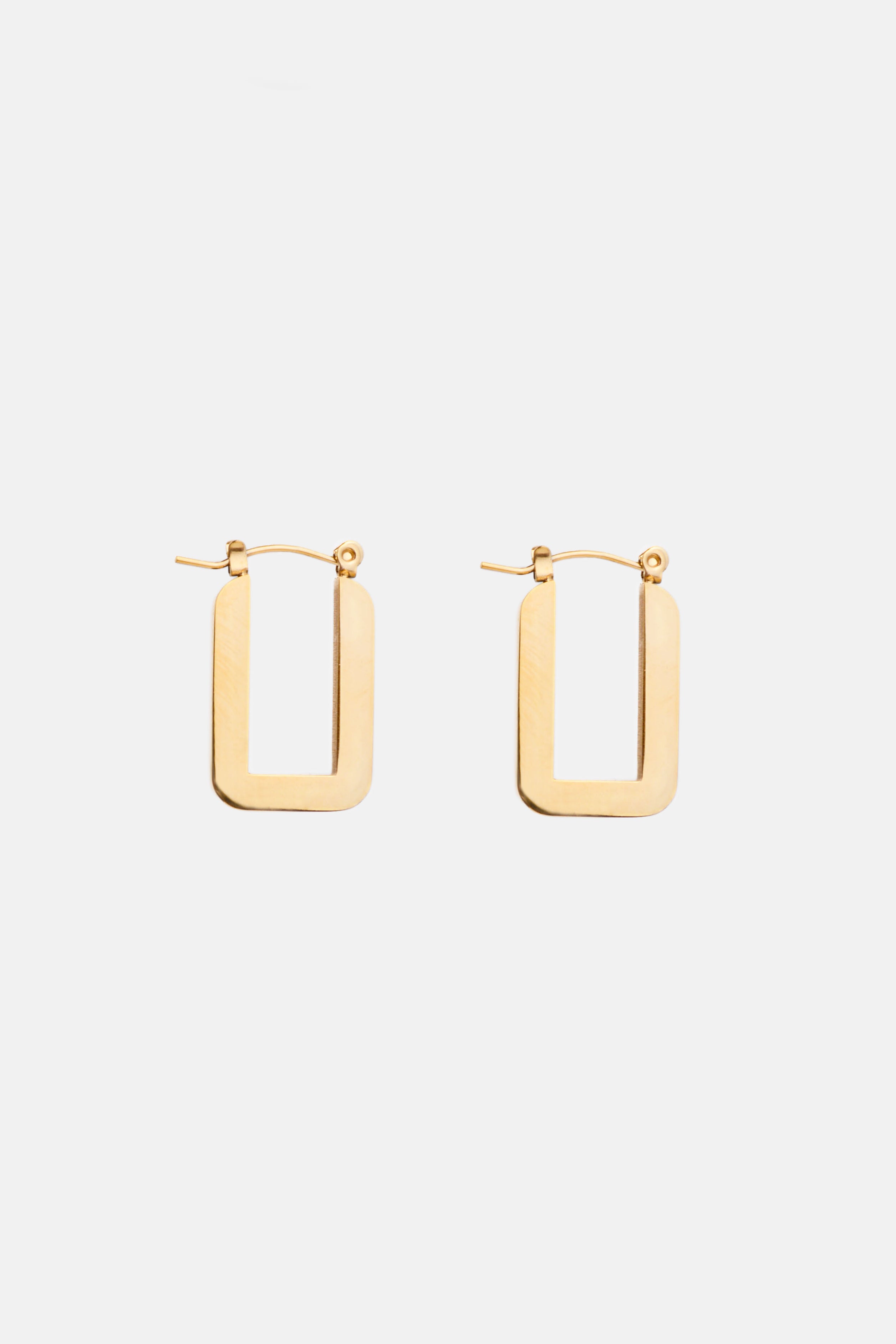 The Square Hoop Earring